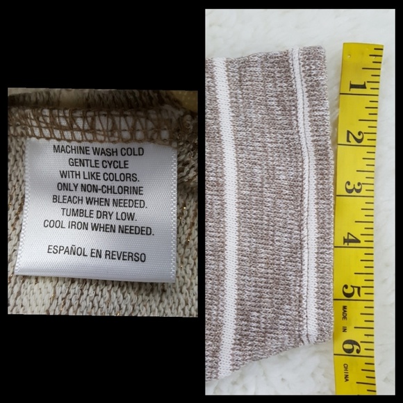 Metallic Shimmer Cowl Neck Sweater Sz 3X - Picture 7 of 8